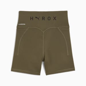 PUMA x HYROX CLOUDSPUN Women's Training 3" Short Tights, Loden Green, extralarge-IND